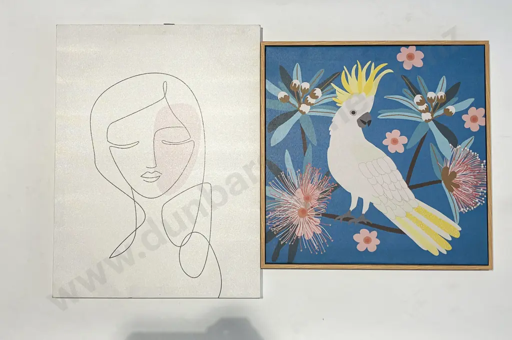 Two Modern Prints on Canvas Image 1++