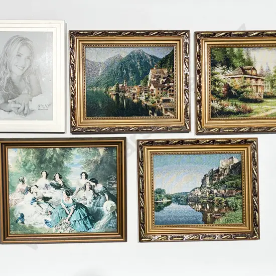 Box of Assorted Frames & Prints Etc