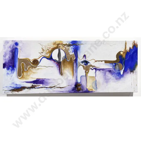 Ronda Turk - "Intoxicating Beat" - Oil on Canvas
