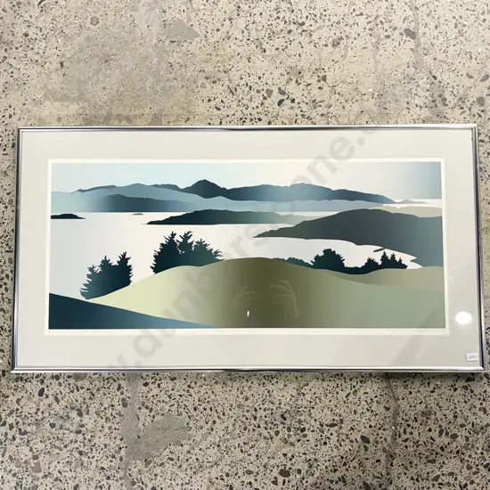 Malcolm Warr - "Triptych Wellington Harbour I II III - Screenprints