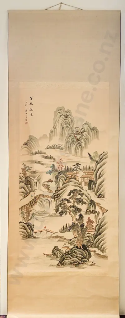 Two Boxed Japanese Scrolls Image 1++