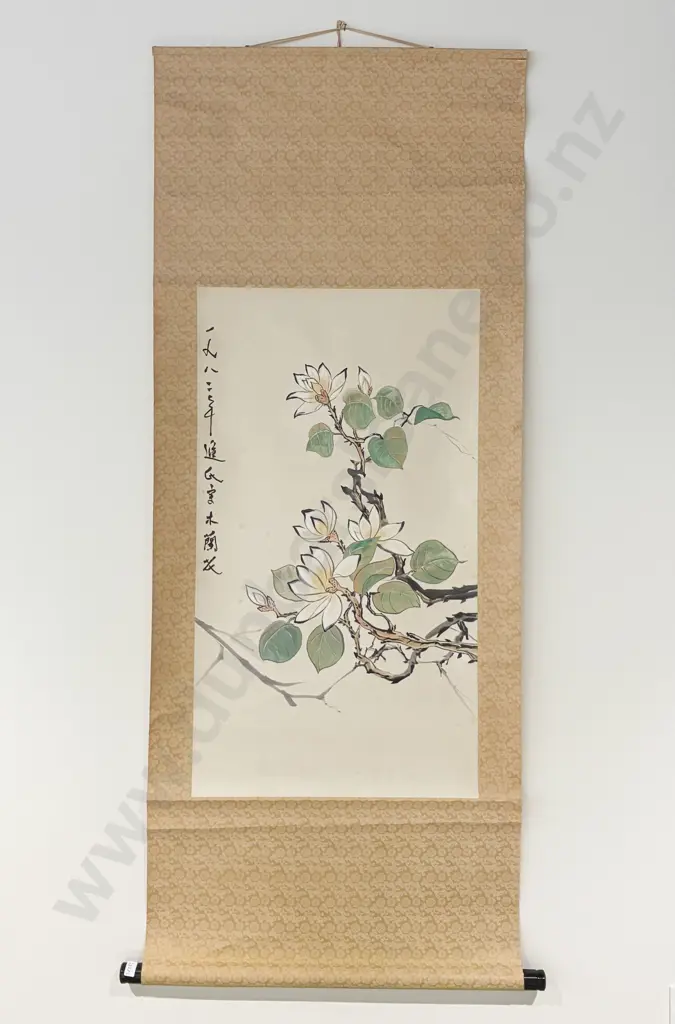 Two Boxed Japanese Scrolls Image 1++