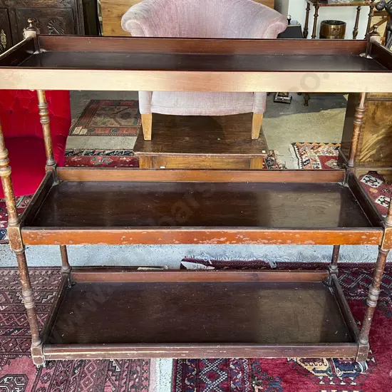Mahogany Dumb Waiter