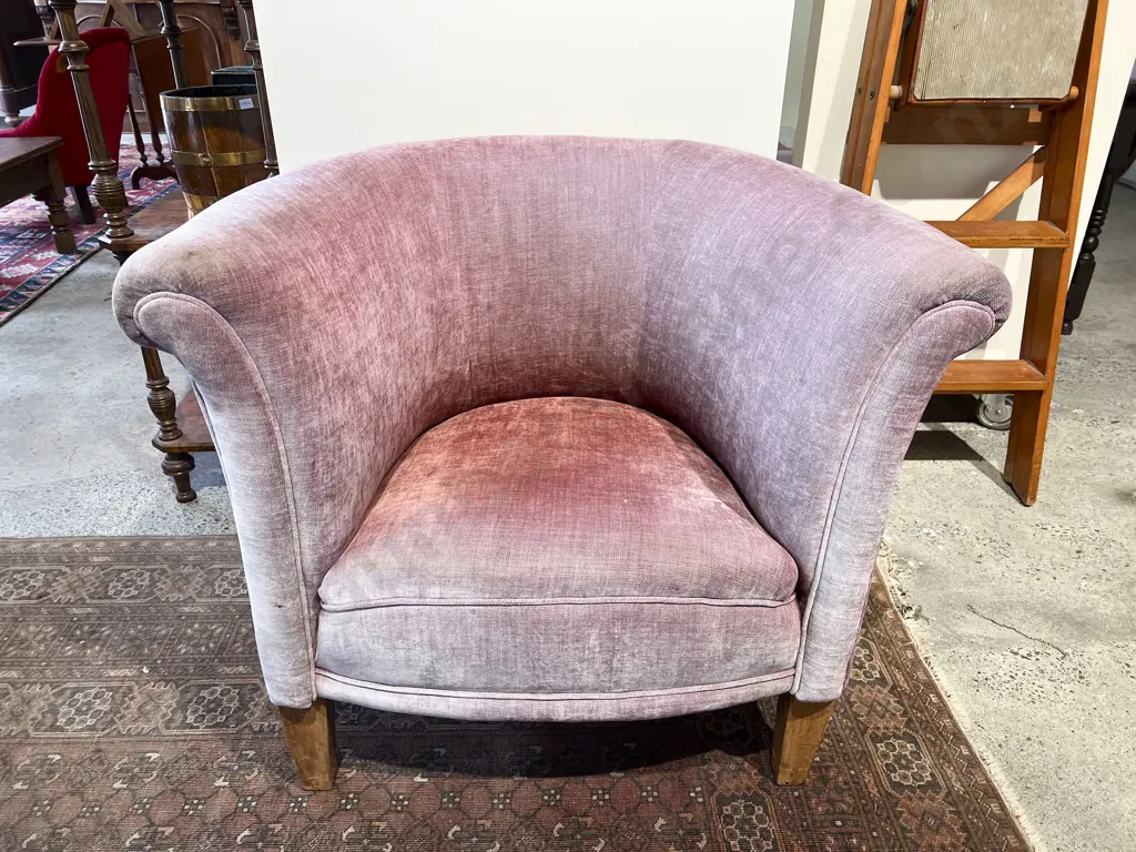 Upholstered Tub Chair Image 1++