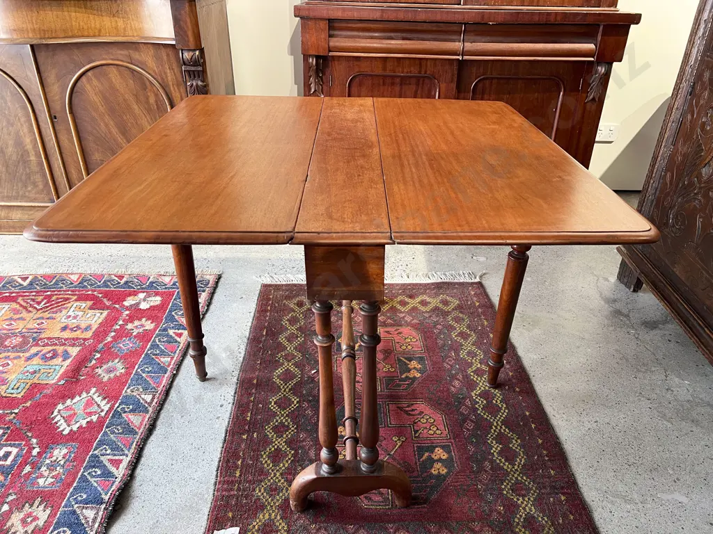 Vict Mahogany Sutherland Tea Table Image 1++