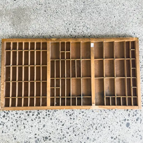 Vintage Printers Tray