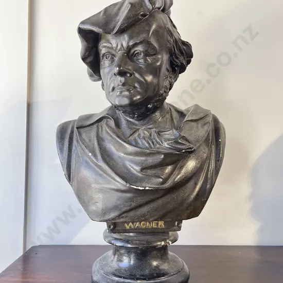 Bronze Style Bust of Wilhelm Richard Wagner