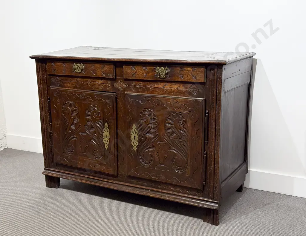 An C18th European Chestnut Buffet Image 1++