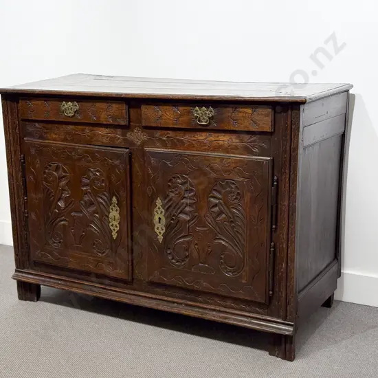An C18th European Chestnut Buffet