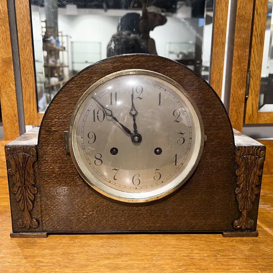 Oak Mantel Clock
