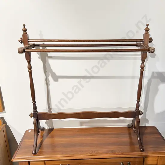Mahogany Towel Rail