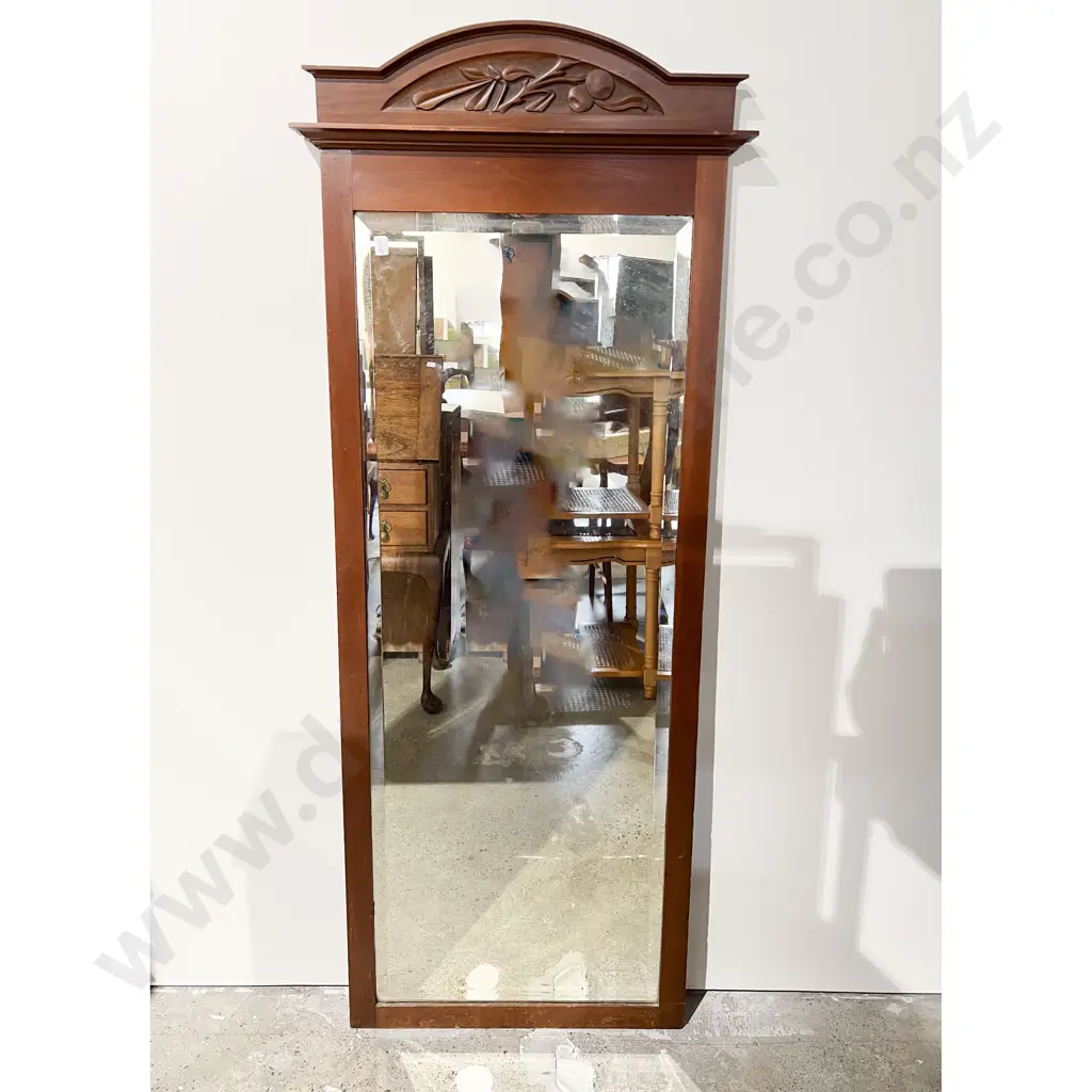 Stained Kauri Full Length Mirror Image 1++