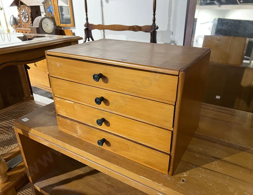 Small Slender Drawer Collectors Cabinet Image 1++