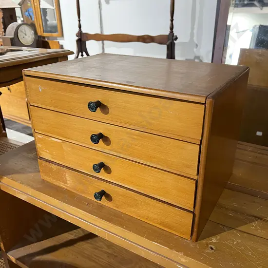 Small Slender Drawer Collectors Cabinet