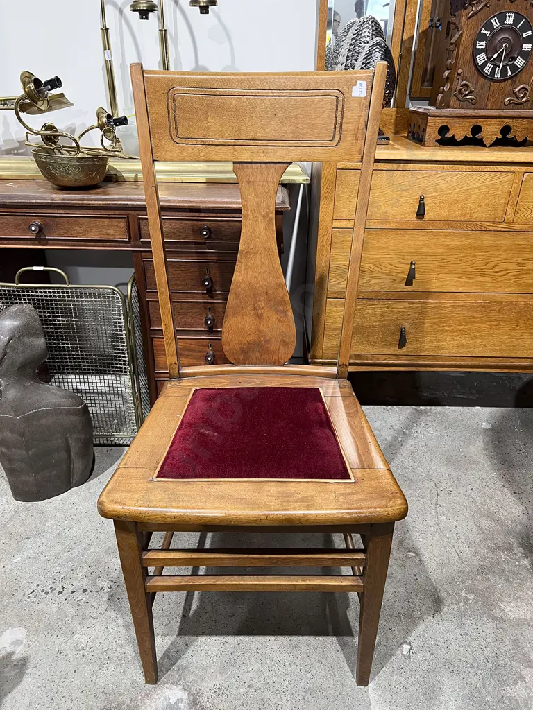 Mahogany Single Dining Chair Image 1++