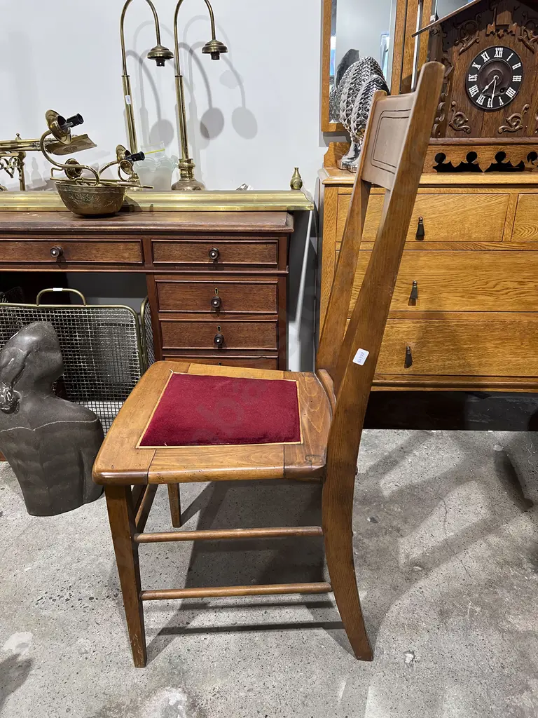 Mahogany Single Dining Chair Image 1++