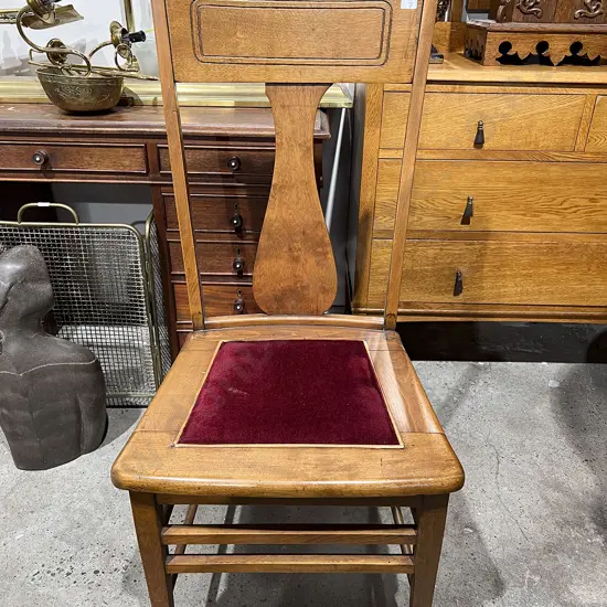 Mahogany Single Dining Chair