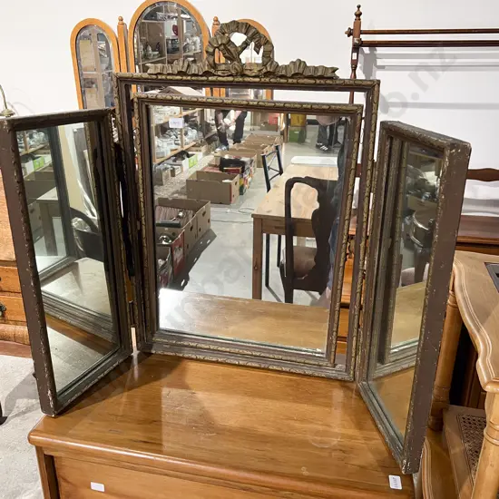 Three Panel Dressing Table Mirror