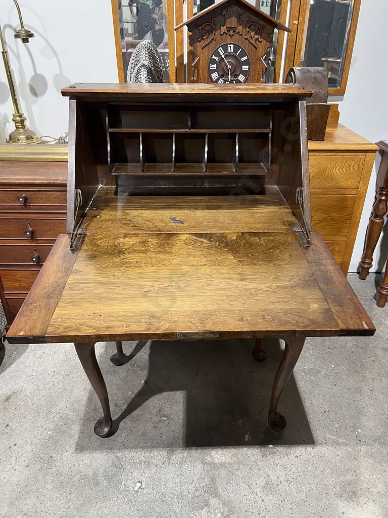 Mahogany Writing Bureau Image 1++