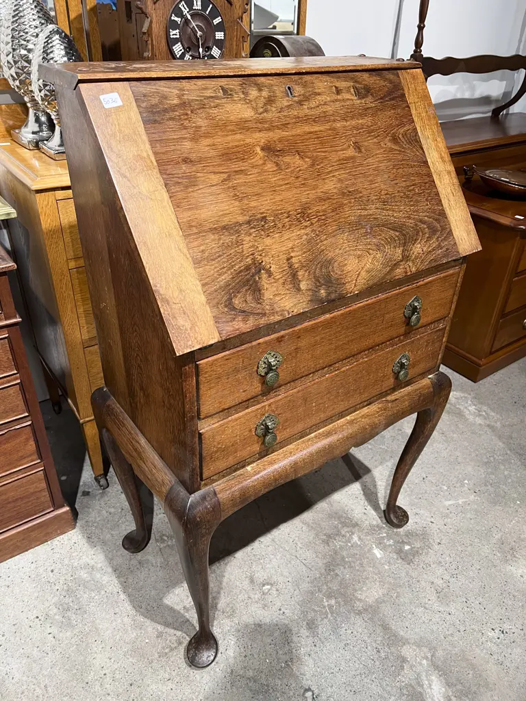 Mahogany Writing Bureau Image 1++