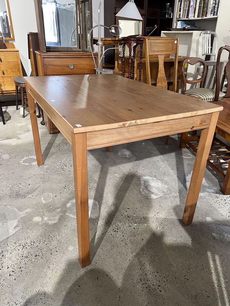 Pine Dining Table Image 1++