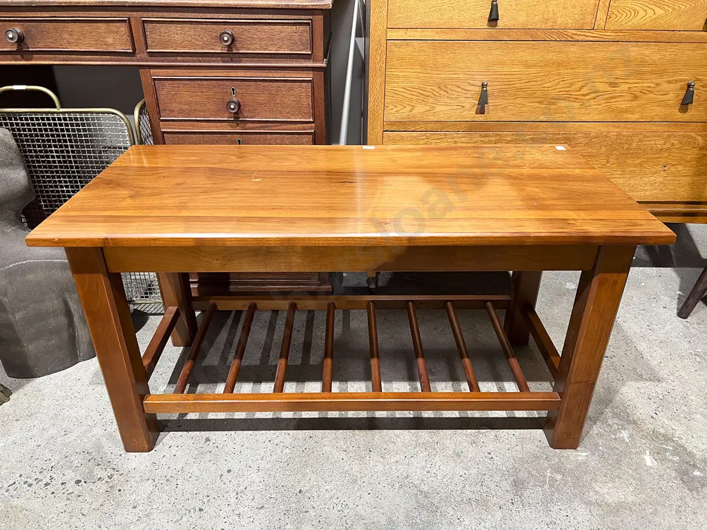 Rectangular Two Tier Coffee Table Image 1++