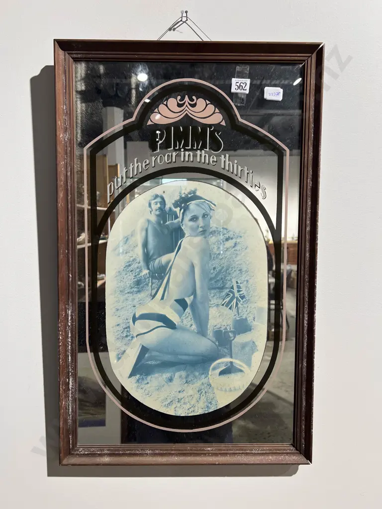 Vintage Pimms Alcohol Advertising Wall Mirror Image 1++